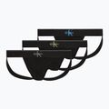 Мъжки слипове Calvin Klein LV00NB4644 Jock Strap black bodies w/ granite gray/poseid