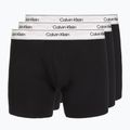 Мъжки боксерки Calvin Klein LV00NB4731 Boxer Brief black w/ silver haze wbs