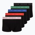 Мъжки боксерки Tommy Hilfiger Trunk WB 5 pack black/fr red/bon pk/als green/no blue