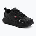 Мъжки обувки Tommy Jeans Runn Leather triple black