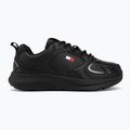 Мъжки обувки Tommy Jeans Runn Leather triple black 2