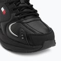 Мъжки обувки Tommy Jeans Runn Leather triple black 7