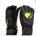 Мъжки ски ръкавици LEKI WCR C-Tech 3D black ice/lemon 9