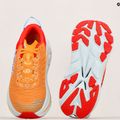 HOKA Bondi X fiesta/amber yellow мъжки обувки за бягане 11