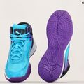 Мъжки баскетболни обувки PUMA Playmaker Pro Mid purple glimmer/bright aqua/strong grey/white 16