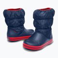 Детски ботуши за сняг Crocs Winter Puff Kids navy/red 2