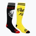 Мъжки чорапи за сноуборд 686 Iron Maiden black/yellow 5
