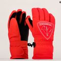 Rossignol Jr Rooster G sports червени детски ски ръкавици 6