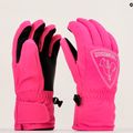 Rossignol Jr Rooster G orchid pink детски ски ръкавици 6