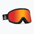 Скиорски очила Volcom Footprints matte black stone/red chrome/roellow