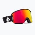 Скиорски очила Volcom Garden 2 matte black/red chrome/yellow