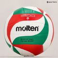 Molten волейбол V5M1500-5 бяло/зелено/червено размер 5 5