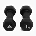 Дъмбел adidas 2х1 кг ADWT-10001 3
