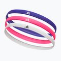 Ленти за глава adidas Hairbands 3 pack lucid blue/lucid pink/white 2