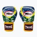 Боксови ръкавици Twins Special FBGVL3-44 Brasil yellow/red/blue