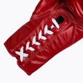 Fairtex Pro Competition Боксови ръкавици със заключен палец Кожа червена 6