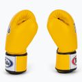 Боксови ръкавици Fairtex Universal "Tight-Fit" Design yellow 4