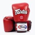 Fairtex Universal Дишащи червени боксови ръкавици 4