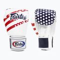 Боксови ръкавици Fairtex Universal "Tight-Fit" Design USA white