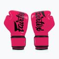 Боксови ръкавици Fairtex Microfiber pink/black