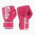 Боксови ръкавици Fairtex Microfiber pink/white