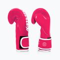 Боксови ръкавици Fairtex Microfiber pink/white 3