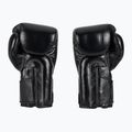 Fairtex Стилни ъглови боксови ръкавици за спаринг - заключен палец черни 3