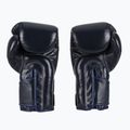 Fairtex Стилни ъглови боксови ръкавици за спаринг - заключен палец, сини 3