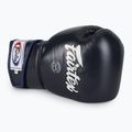 Fairtex Стилни ъглови боксови ръкавици за спаринг - заключен палец, сини 5