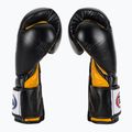 Боксови ръкавици Fairtex Heavy Hitter's Mexican Style black/yellow 4