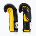 Боксови ръкавици Fairtex Heavy Hitter's Mexican Style black/yellow 3