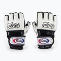 Fairtex Super Sparring граплинг ръкавици бели/черни 2