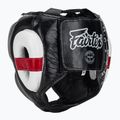 Боксова каска Fairtex Super Sparring black/white 3