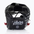 Боксова каска Fairtex Super Sparring black/white 2