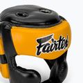 Боксова каска Fairtex Diagonal Vision Sparring - Full Head Coverage black/yellow 4