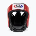 Защитна каска Fairtex Muay Thai & Kickboxing Competition red 2