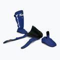 Разглобяеми подложки за пищяли Fairtex, наричани още протектори за пищяли. "Twister" синьо 4