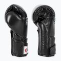 Fairtex Стилни ъглови боксови ръкавици за спаринг - заключен палец черни 3
