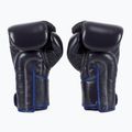 Fairtex Стилни ъглови боксови ръкавици за спаринг - заключен палец, сини 2
