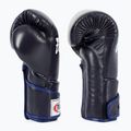 Fairtex Стилни ъглови боксови ръкавици за спаринг - заключен палец, сини 3
