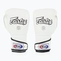Боксови ръкавици Fairtex Stylish Angular Sparring - Locked Thumb white