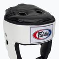 Боксова каска Fairtex Muay Thai & Kickboxing Competition white 4