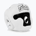 Детска боксьорска каска Fairtex Headguard for Kids white