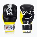 Fairtex Super Sparring Граплинг ръкавици черни/жълти 2