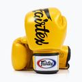 Боксови ръкавици Fairtex Deluxe Tight-Fit gold 4