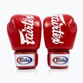 Боксови ръкавици Fairtex Deluxe Tight-Fit red