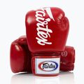 Боксови ръкавици Fairtex Deluxe Tight-Fit red 4