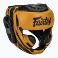 Боксова каска Fairtex Microfiber Headguard gold