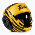 Боксова каска Fairtex Microfiber Headguard gold 2