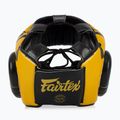 Боксова каска Fairtex Microfiber Headguard gold 5